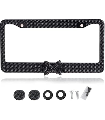 Amazon.com: Cruiser Accessories 18545 Ribbon Bling License Plate